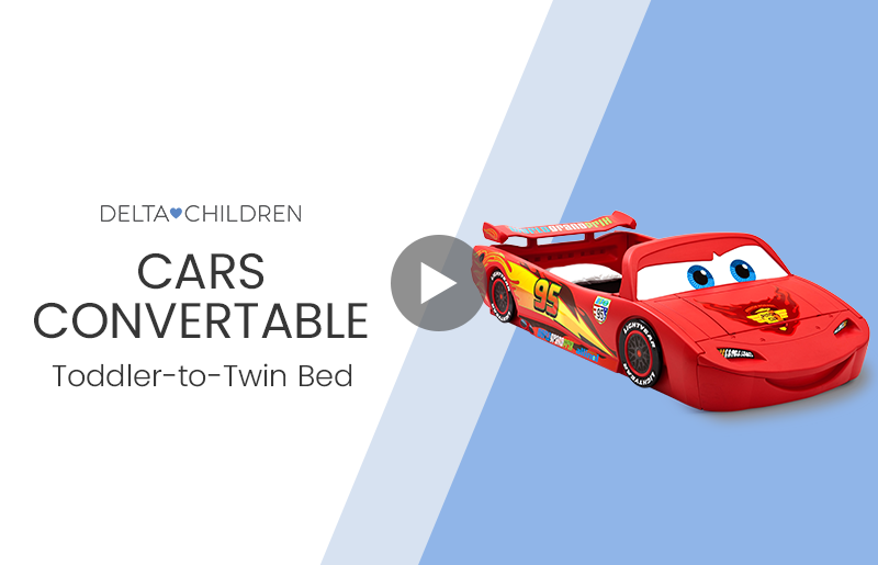 Cars Convertible Toddler-to-Twin Bed - Delta Children